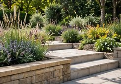 Terraced planting